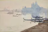 Arthur Streeton, Santa Maria della Salute, Venice 1908, 1908, watercolour on paper