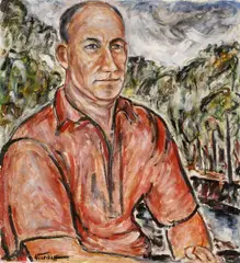 Danila Vassilieff, Portrait of Nazareth Karagheusian c1936, c1936, oil on canvas