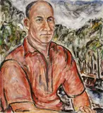 Danila Vassilieff, Portrait of Nazareth Karagheusian c1936, c1936, oil on canvas