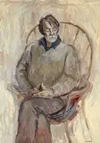 Rick Amor, Portrait of John Perceval 1985, 1985, oil on board