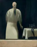 Rick Amor, The Waiter 1997, 1997, oil on linen