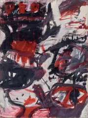 Tony Tuckson, Painting (also known as No.49 (Dark)) c1964, c1964, synthetic polymer paint on board
