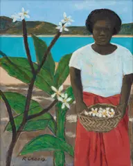 The Offering by Ray Crooke, oil on linen, sold Aug 2025