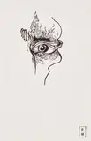 Brett Whiteley, Vincent van Gogh's Eye 1983, 1983, pen and ink on paper