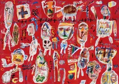 David Larwill, Iggy Likes the Watermelon 1988, 1988, oil on canvas