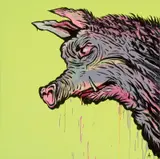 Adam Cullen, (Feral Pig)