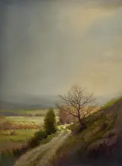 Alexander McKenzie, Winter Path 2006, 2006, oil on paper