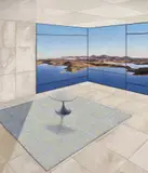 David Keeling, Dream View 2021, 2021, oil on linen