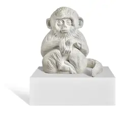 Lisa Roet, Sneezing Snub-nosed Monkey 2014, 2014, Yunnan marble