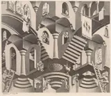 M. C. Escher, Hol en Bol 1955