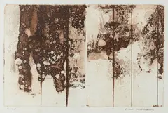 Fred Williams, Landscape Diptych Number 2 1962, 1962, sugarlift aquatint, engraving and drypoint