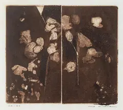 Fred Williams, Cosmos in the Garden 1962, 1962, etching, aquatint, engraving and drypoint