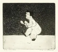 Fred Williams, Little Man Juggling 1954-55, 1954-55, etching, aquatint, engraving, drypoint and rough biting
