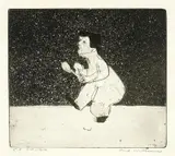 Fred Williams, Little Man Juggling 1954-55, 1954-55, etching, aquatint, engraving, drypoint and rough biting
