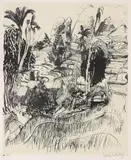 Brett Whiteley, Torajaland (Celebes) 1974, 1974, screenprint