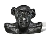 Lisa Roet, Chimp Bust 2000, 2000, bronze