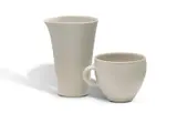 Gwyn Hanssen-Pigott, Jug and Cup (Pale with Purple) c1998
