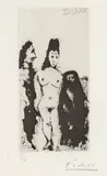 Pablo Picasso, Celestina, Maya y Hombre (from La Célestine) 1968, 1968, etching