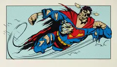 D*Face, Superman (Blue) 2008, 2008, colour screenprint