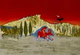 Arthur Boyd, Red Cow at Shoalhaven 1991