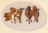 William Robinson, Family Portrait with Honey Licking 1980