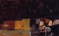 Brett Whiteley, Untitled Black Painting 1960-61 (also known as The Black of Anxiety ), 1960-61, (also known as