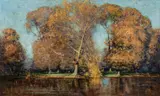 Arthur Streeton, Blue and Gold 1903