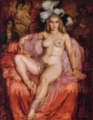 Norman Lindsay, The Dancer 1935, 1935, oil on canvas