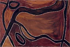 Rover Thomas, Land around Turkey Creek 1987, 1987, Land around Turkey Creek