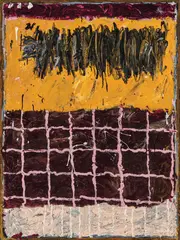 Jordy Kerwick, (Untitled) 2017, 2017, oil and crayon on canvas