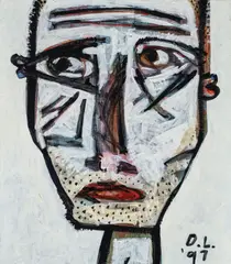 David Larwill, Self Portrait 1997, 1997, oil on canvas