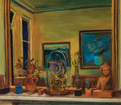 Margaret Olley, The Mantle 1972, 1972, oil on board