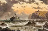 Haughton Forrest, (Shipwreck, Northwest Coast of England), oil on board