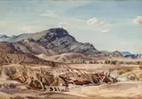 Hans Heysen, The Bluff, Arkaba, Flinders Ranges 1946
