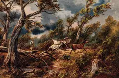 James Alfred Turner, A Lively Time 1891, 1891, oil on canvas