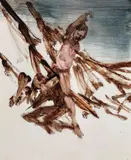 (Gallipoli series) 1962 by Sidney Nolan, 1962, oil on paper, sold Apr 2025