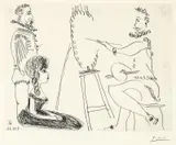 Pablo Picasso, Le Portraitiste 1966, 1966, etching