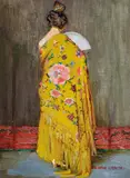 Portia Geach, Spanish Dancer, oil on canvas on board