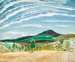 Kenneth Robertson Macqueen, Mount Emlyn c1950, c1950, watercolour on paper