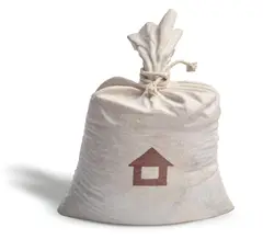 Alex Seton, Bags of... (Wish Fulfilment) REST 2007, 2007, Wombeyan marble, cotton rope and inlaid tinted polyester resin