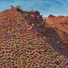 Lucy Culliton, Looking off Mt Painter 2008, 2008, oil on canvas