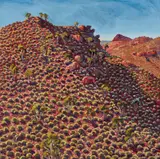 Lucy Culliton, Looking off Mt Painter 2008, 2008, oil on canvas