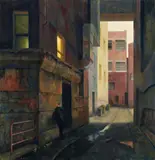 Rick Amor, The Agent II 2021, 2021, oil on linen