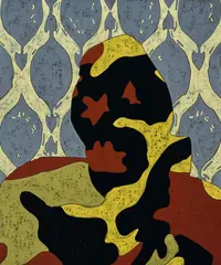 Gordon Bennett, Camouflage #4 2003, 2003, synthetic polymer paint on linen
