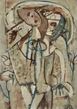 Ian Fairweather, (Mother and Child) 1958