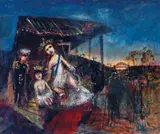 Garry Shead, Monarchy at Sunset 1995, 1995, oil on canvas