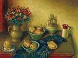 Margaret Olley, Wallflowers and Quinces 2000