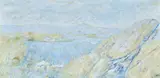 Lloyd Rees, The Pinnacle, Mt Wellington c1969-1973, c1969-1973, oil on canvas on board