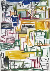 Ken Whisson, Lines and Landscape 2004, 2004, oil on linen