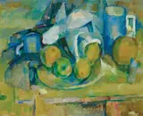 John Passmore, Still Life with Fruit and Jug, oil on canvas